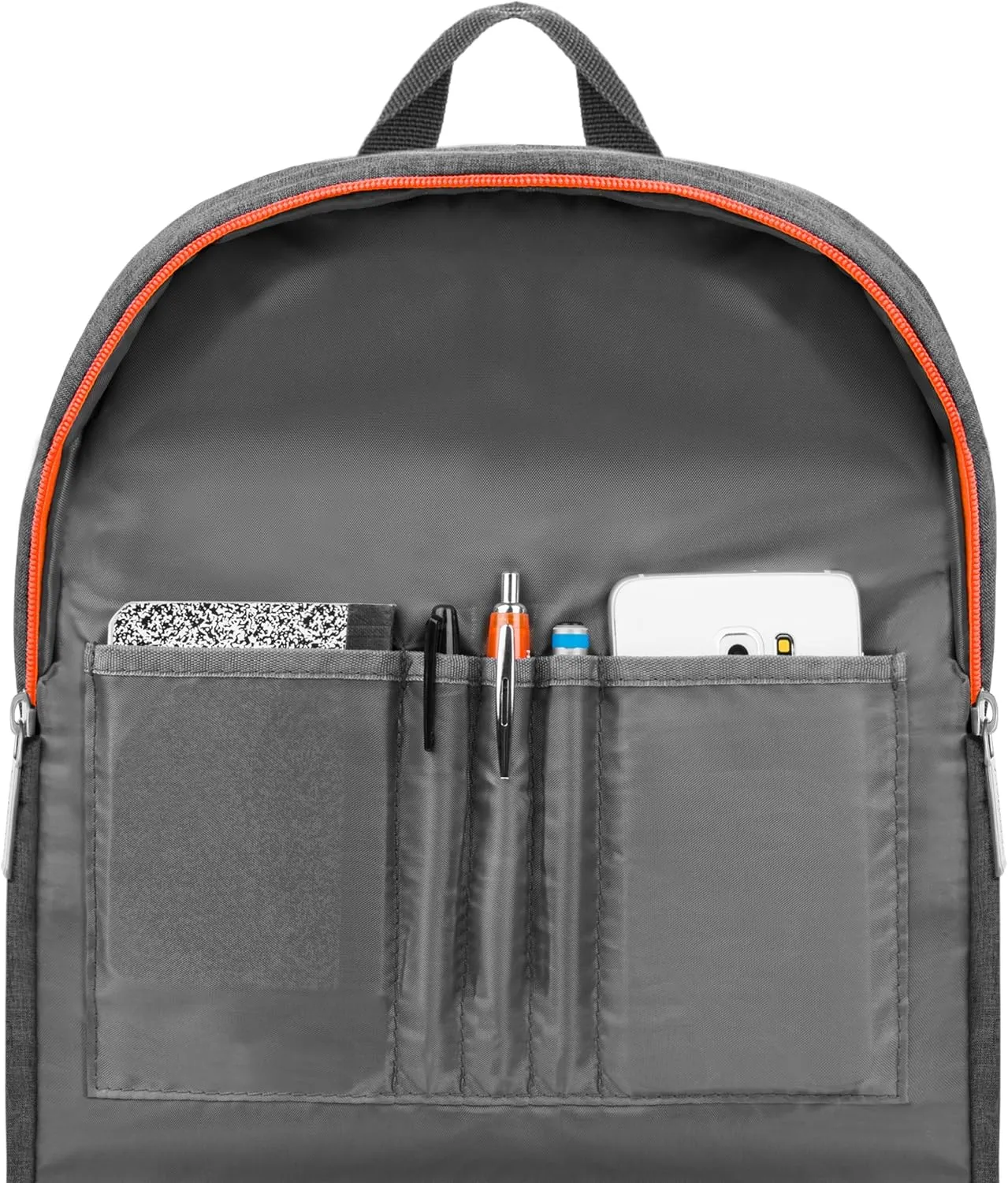 sumac slim lightweight portable 15" backpack with adjustable straps and top handle for gram 14, swift