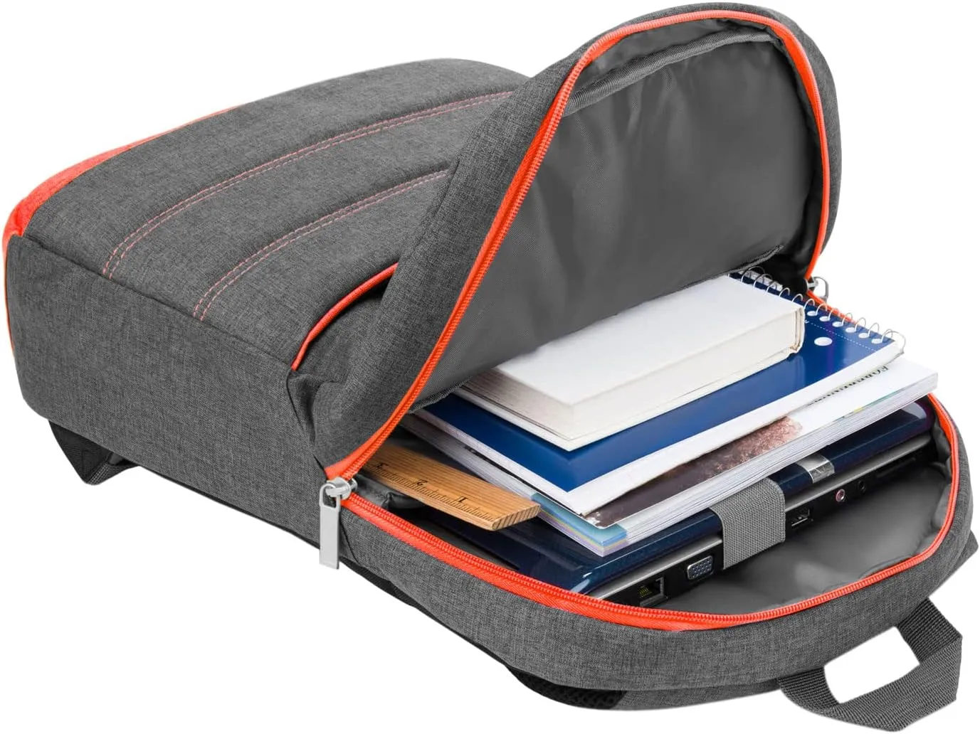sumac travel friendly 15" laptop backpack with front accessory pocket and side pouch for 15" macbook air/pro m1/m2
