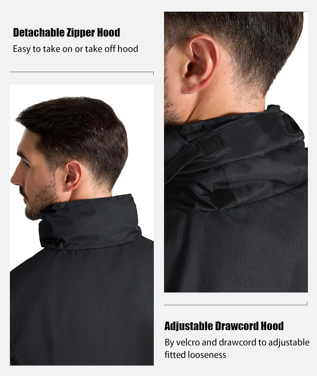 SWISSWELL Golf Rain Suits for Men Waterproof Golf Rain Gear Lightweight Windbreaker Jacket and Pants for Outdoors Work