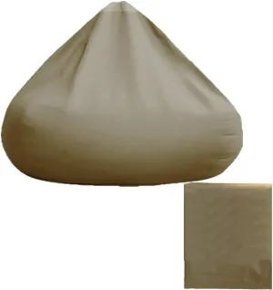 SXBCyan Round Waterproof Sofa Bed Inner Liner Cover Beanbag Pouf Insert Lining Case Cushion Pillowcase Wash Bag (Color : Waterproof Liner, Size : 90x50cm)