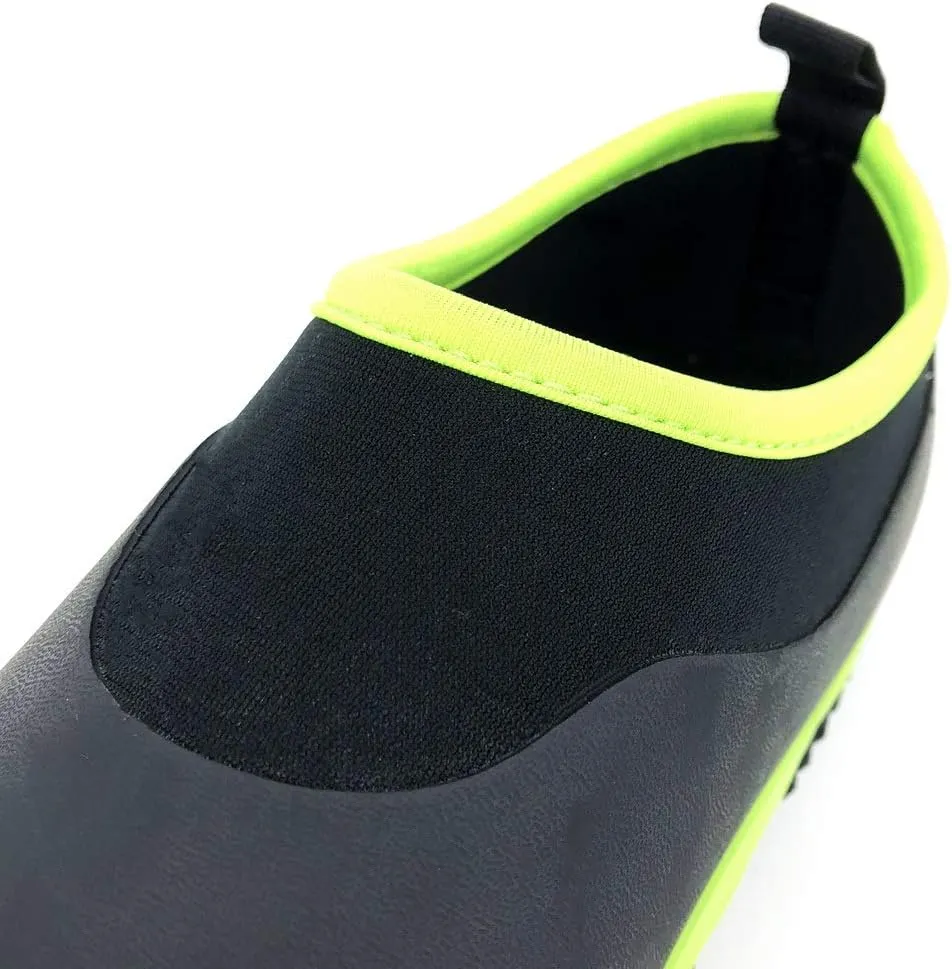 SYLPHID Men's Garden Shoes Women's Rain Shoe Waterproof Neoprene Camp Booties for Camping, Lawn Care, Gardening and Yard Work