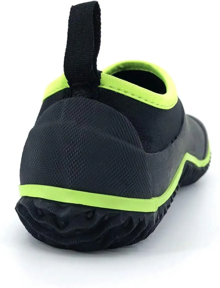 SYLPHID Men's Garden Shoes Women's Rain Shoe Waterproof Neoprene Camp Booties for Camping, Lawn Care, Gardening and Yard Work