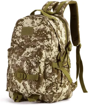 Tactical Backpack, Assault Pack, Military Tactical Army Backpack, Simple Backpack, Running, Sports, Fitness, Cycling (Color : Desert Digital, Size : 40L)