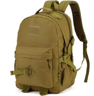 Tactical Backpack, Assault Pack, Military Tactical Army Backpack, Simple Backpack, Running, Sports, Fitness, Cycling (Color : Wolf Brown, Size : 40L)