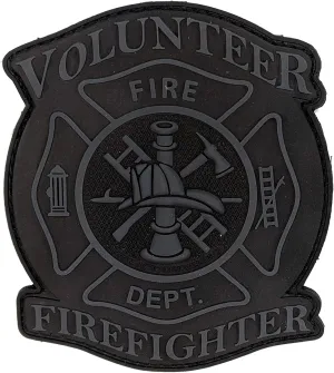Tactical Innovations Canada PVC Morale Patch - Volunteer Firefighter 3"x3"