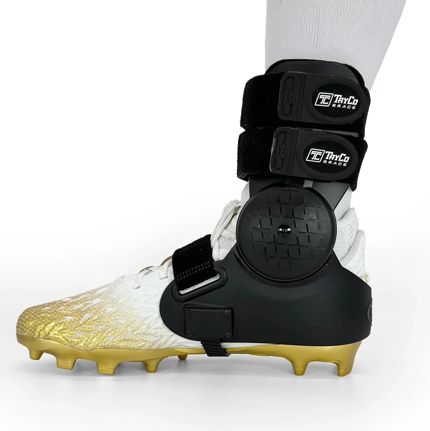 TayCo Over-the-Shoe AthleticX Ankle Support Brace for Lacrosse, Baseball, Hiking, Pickleball, Walking - Accelerate Return to Play & Sports, Unisex (Small, Right)