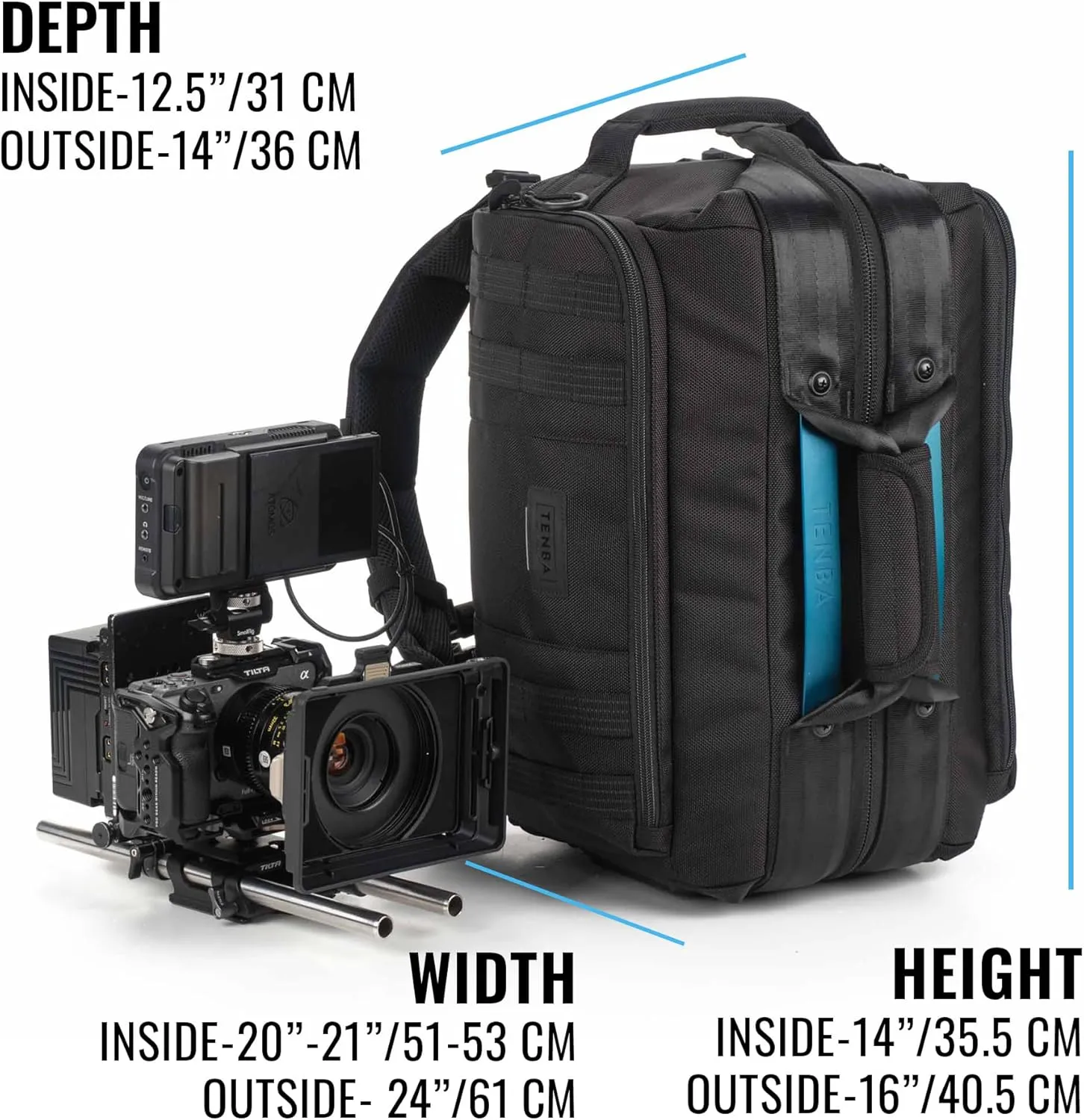 Tenba Cineluxe v2 Backpack 16 - Black