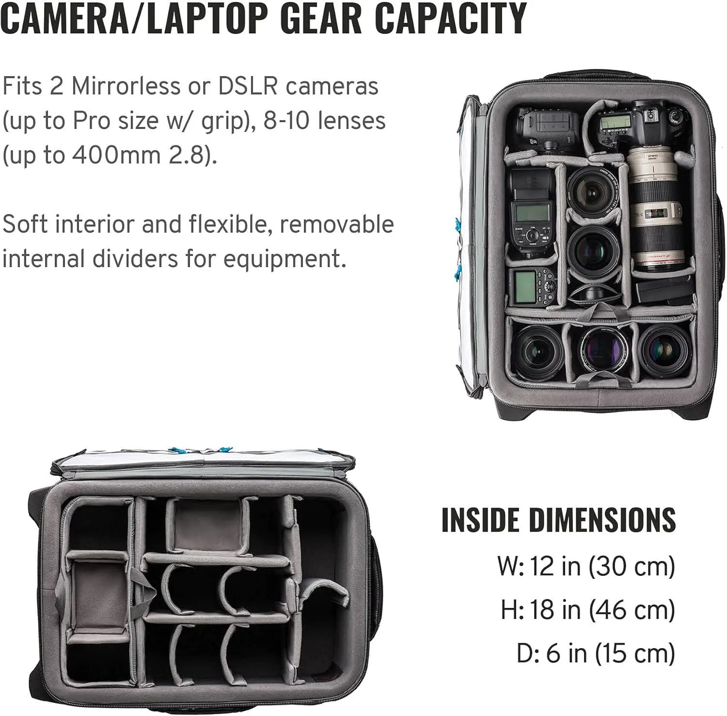 Tenba Roadie Air Case Roller 21 US Domestic Carry-On Camera Bag with Wheels (638-715)