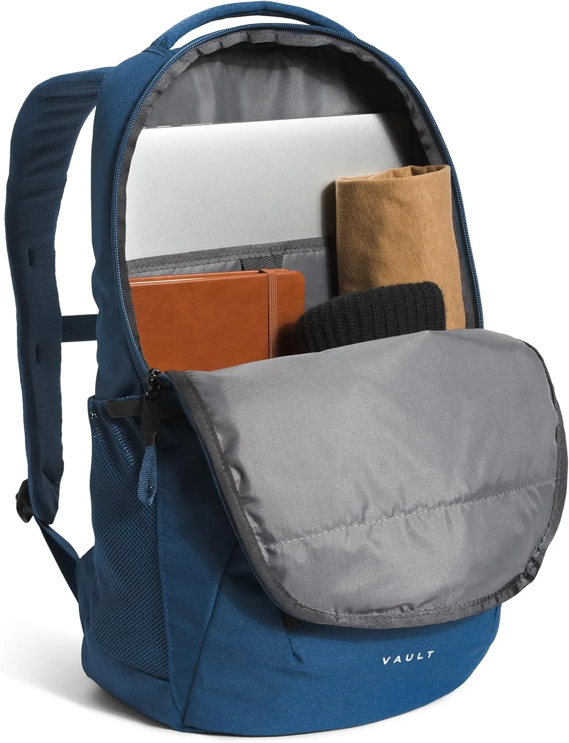 THE NORTH FACE Vault Everyday Laptop Backpack - PFAS Free, Shady Blue/TNF White-NPF, One Size