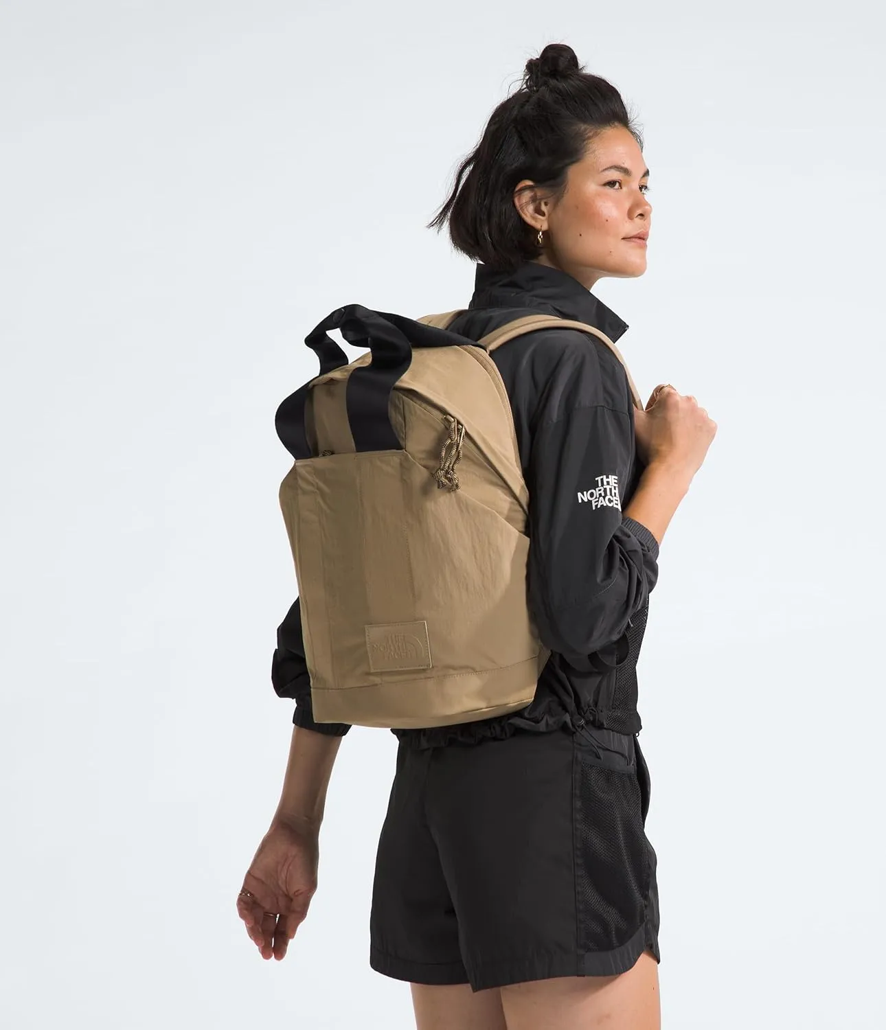 THE NORTH FACE Women's Never Stop Daypack, Kelp Tan/TNF Black, One Size