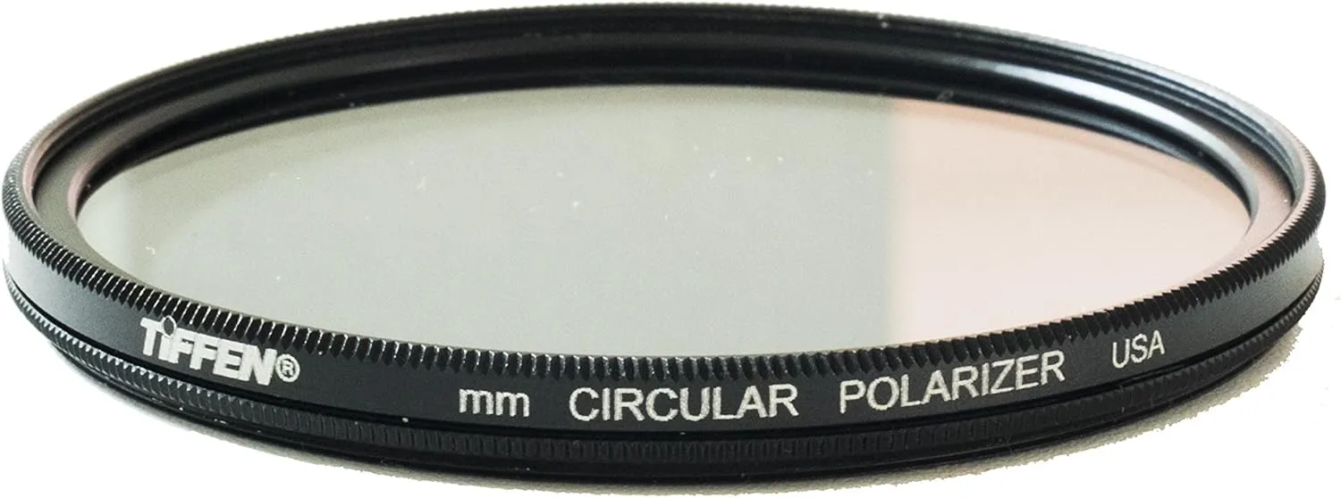 Tiffen 55mm Circular Polarizer and 55UVP 55mm UV Protection Filter