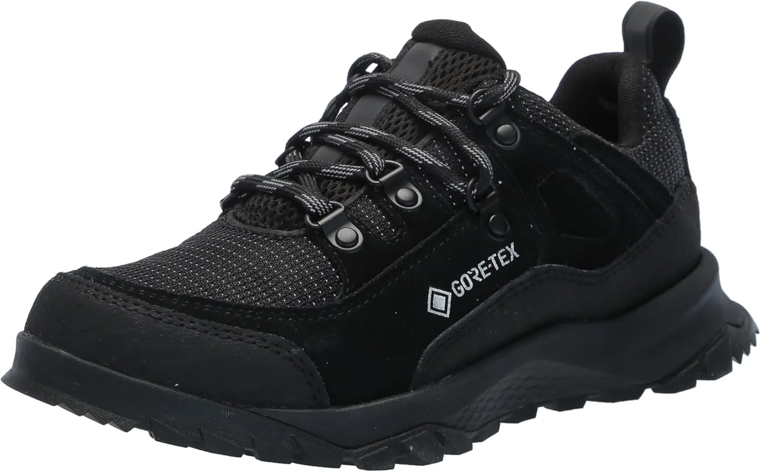 Timberland Women's Lincoln Peak Low Lace-up Hiker with GORE-TEX Membrane, Black, 6 Medium