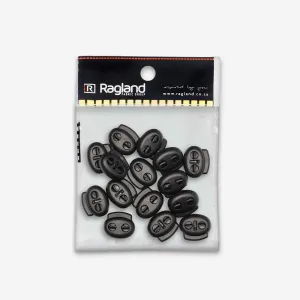 Toggles 2 Hole Black (15)