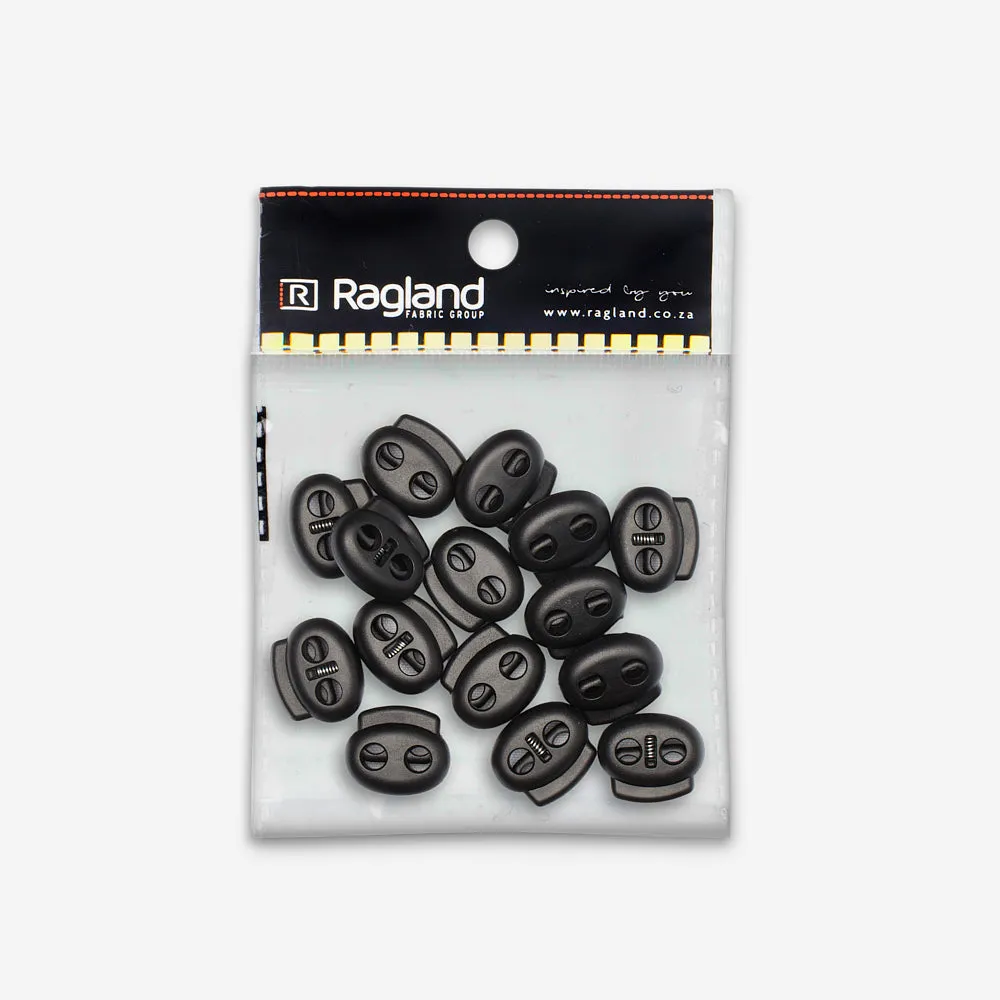 Toggles 2 Hole Black (15)