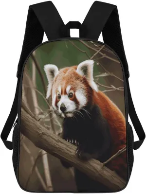 Travel Laptop Backpack Slim Durable Lightweight Back Pack Cute A Small Animal on A Branch Small Backpack For Women Men