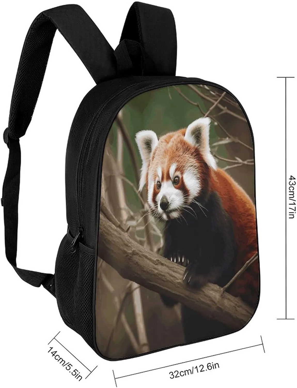 Travel Laptop Backpack Slim Durable Lightweight Back Pack Cute A Small Animal on A Branch Small Backpack For Women Men