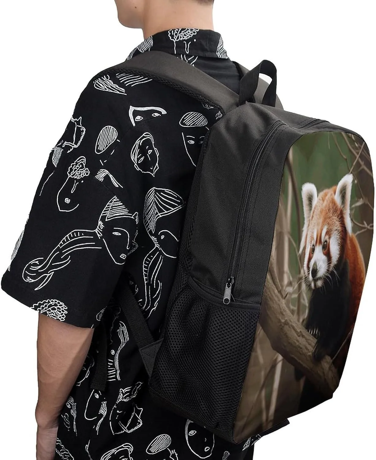 Travel Laptop Backpack Slim Durable Lightweight Back Pack Cute A Small Animal on A Branch Small Backpack For Women Men