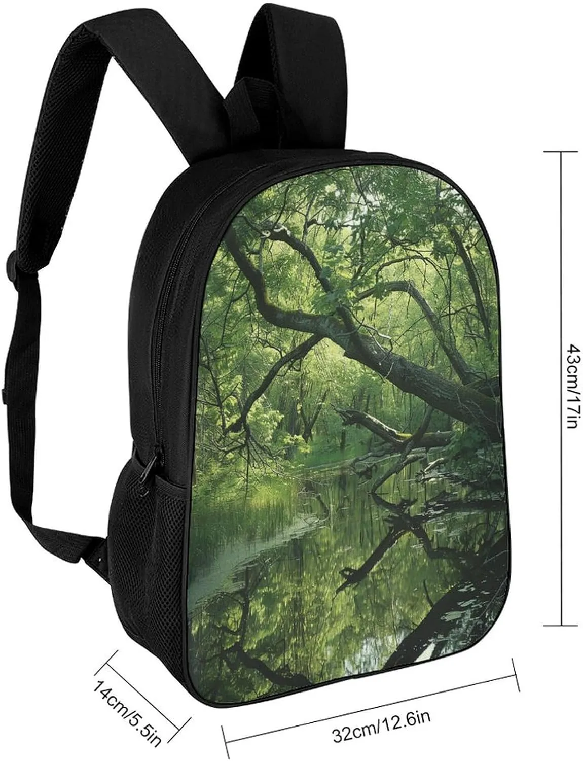 Travel Laptop Backpack Slim Durable Lightweight Back Pack Cute An Ancient Swamp Small Backpack For Women Men