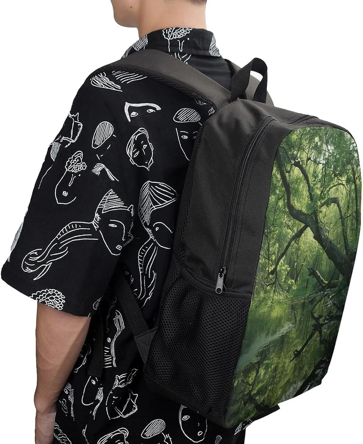 Travel Laptop Backpack Slim Durable Lightweight Back Pack Cute An Ancient Swamp Small Backpack For Women Men