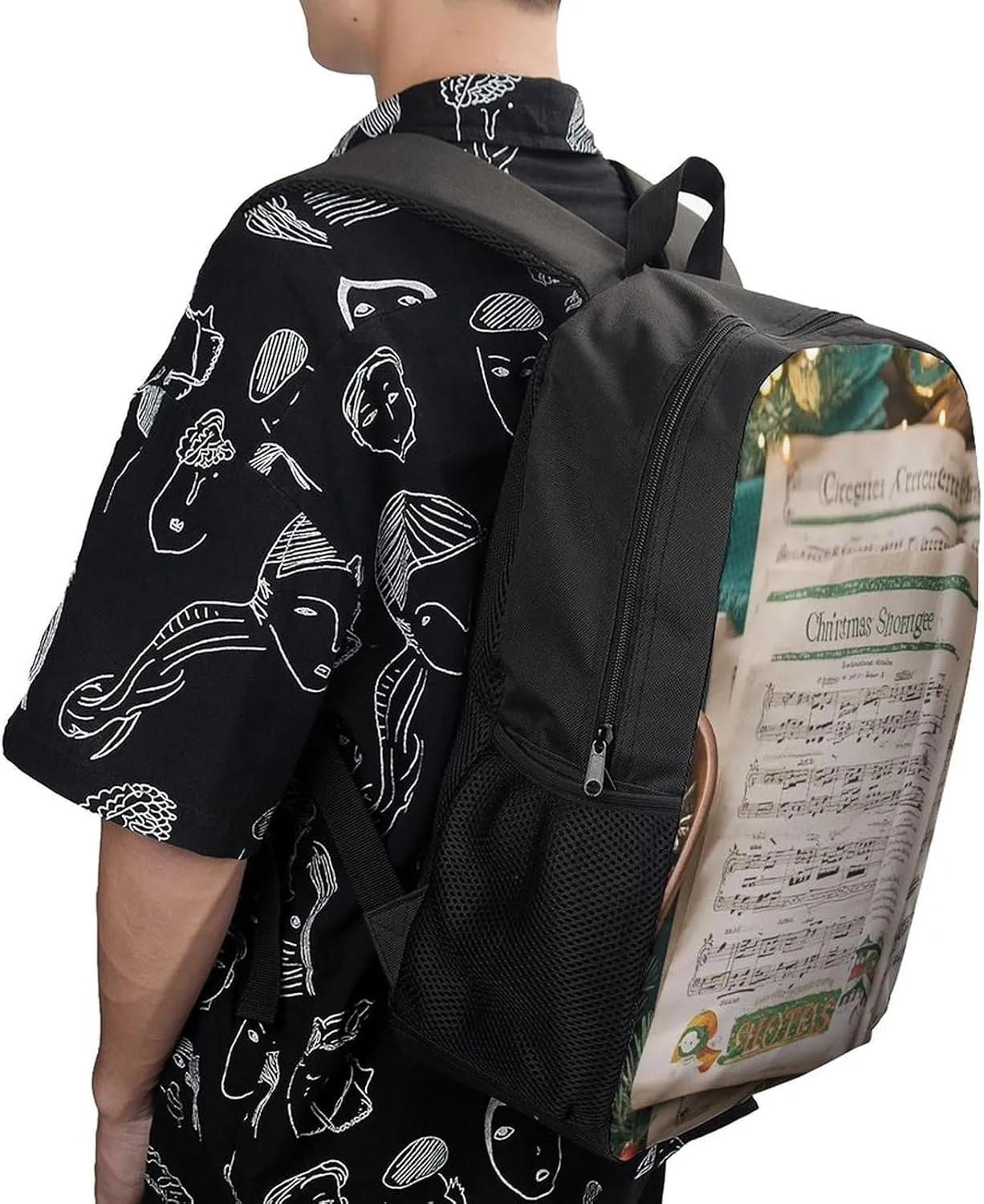 Travel Laptop Backpack Slim Durable Lightweight Back Pack Cute Carol Small Backpack For Women Men