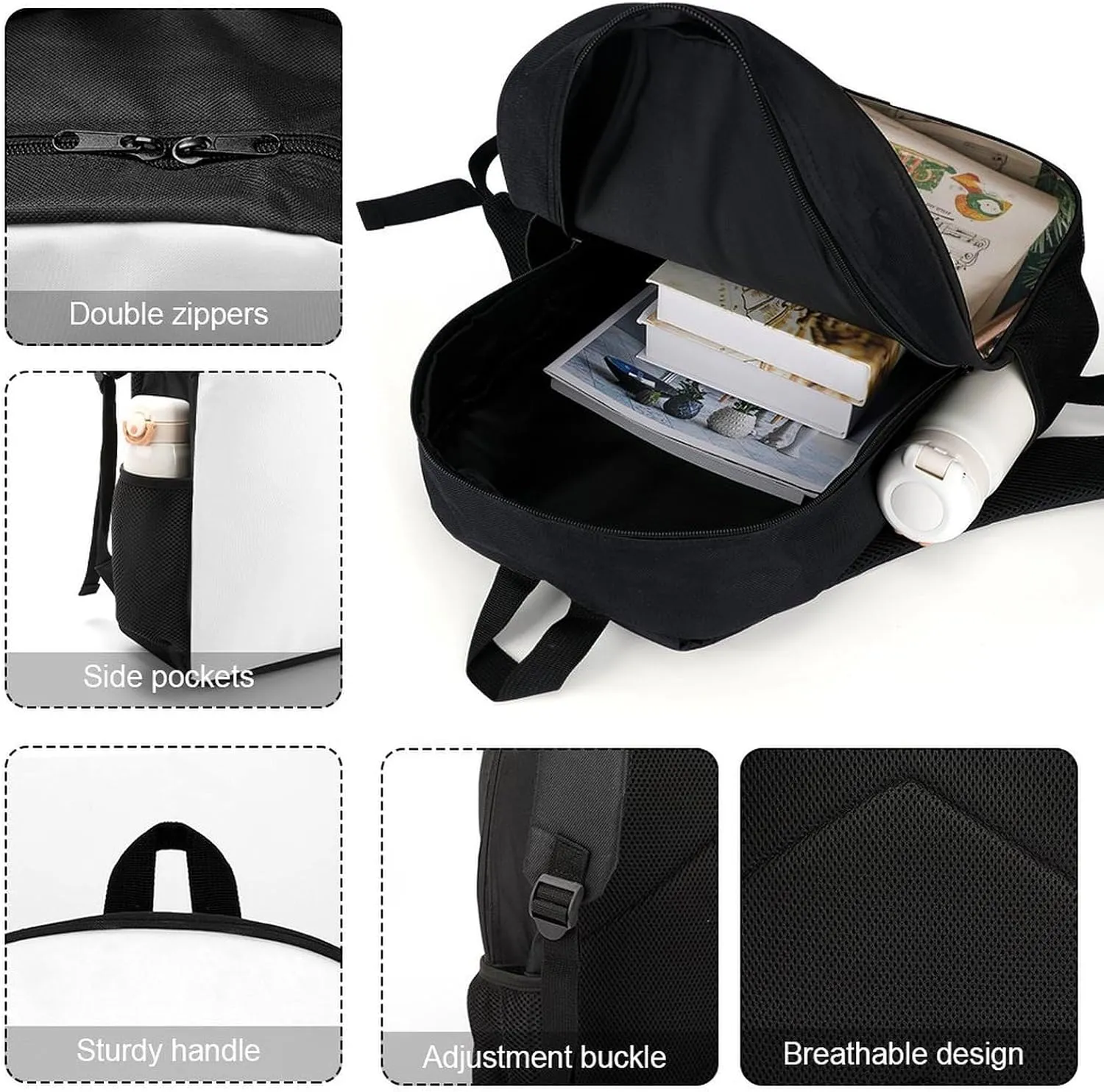 Travel Laptop Backpack Slim Durable Lightweight Back Pack Cute Carol Small Backpack For Women Men