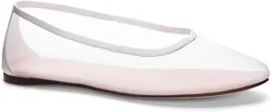 Tulle Mesh Ballet Flats Elegant Round Toe Work Dress Shoes Chic Comfortable Stylish Footwear for Everyday Use
