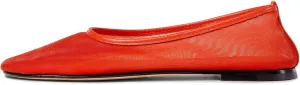 Tulle Mesh Ballet Flats Elegant Round Toe Work Dress Shoes Chic Comfortable Stylish Footwear for Everyday Use
