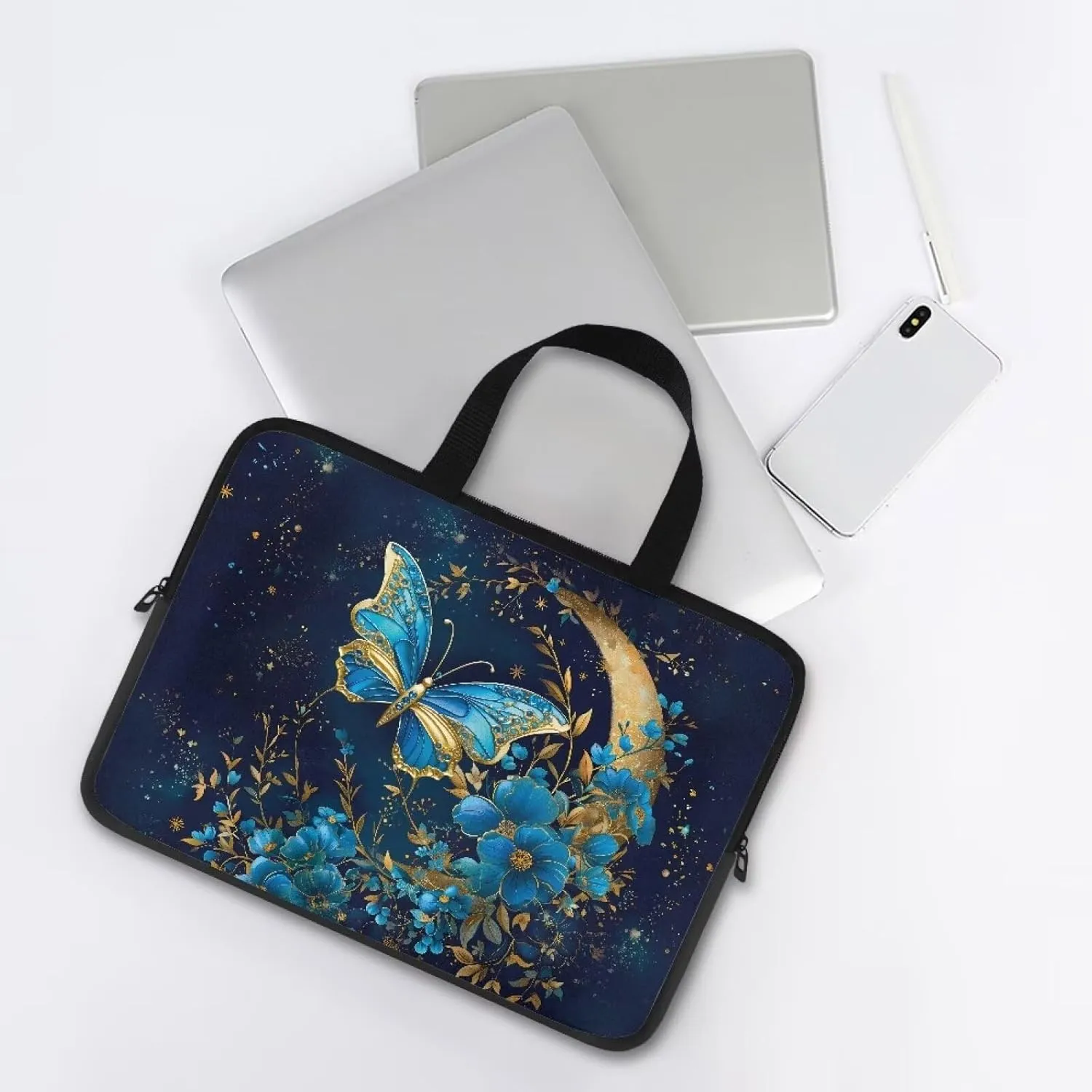 Uasibuni Cute Laptop Tote Bag 17In Laptop Sleeve Case Laptop Case Laptop Bag Gift for Women Men