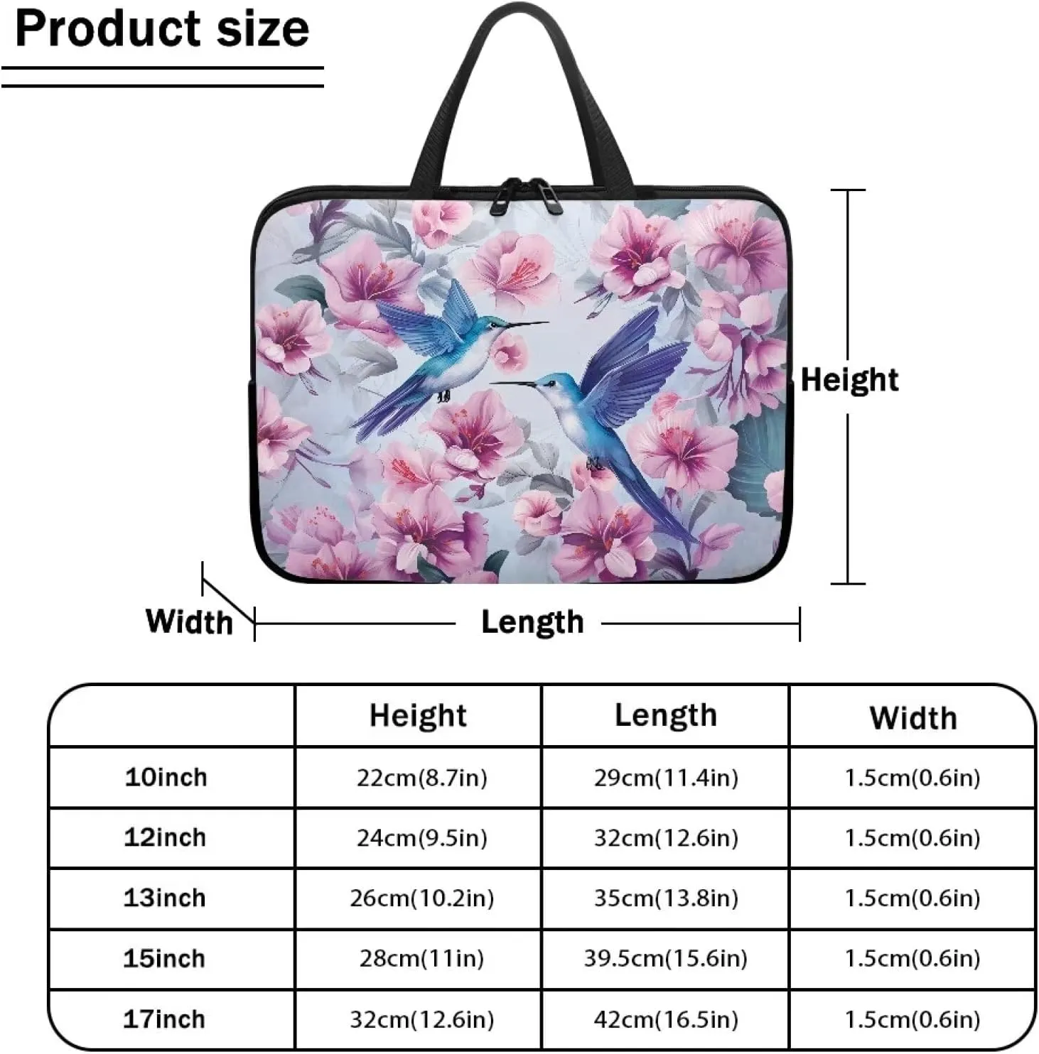 Uasibuni Cute Laptop Tote Bag 17In Laptop Sleeve Case Laptop Case Laptop Bag Gift for Women Men