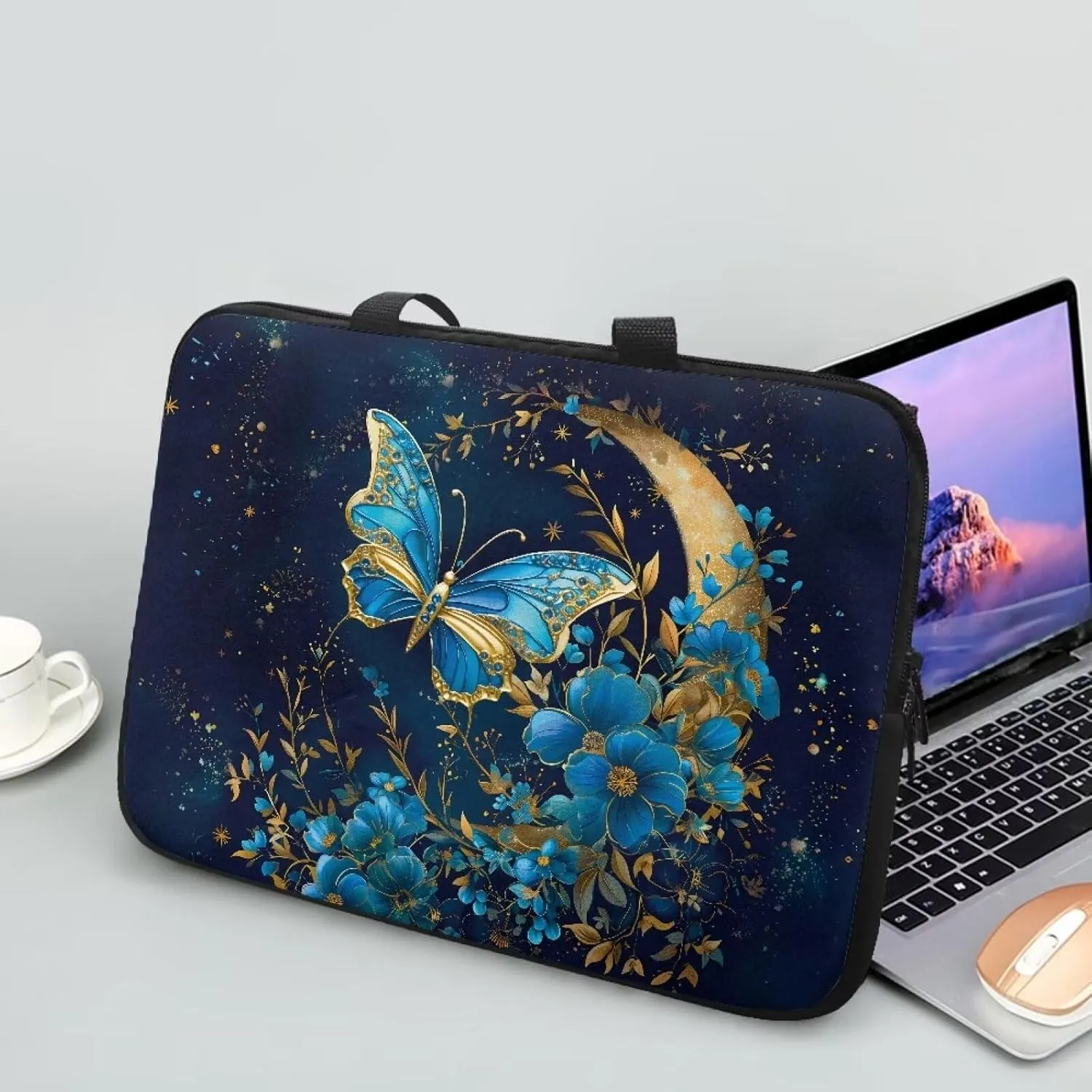 Uasibuni Cute Laptop Tote Bag 17In Laptop Sleeve Case Laptop Case Laptop Bag Gift for Women Men