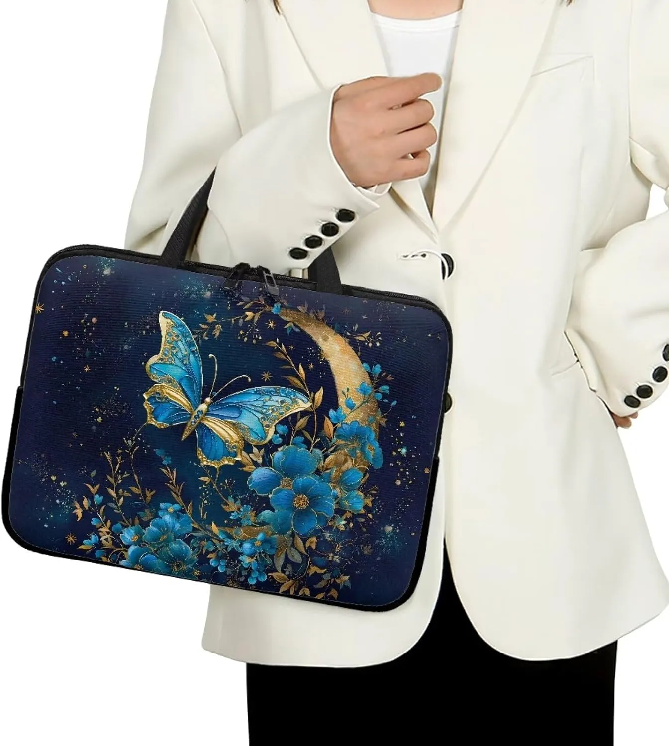 Uasibuni Cute Laptop Tote Bag 17In Laptop Sleeve Case Laptop Case Laptop Bag Gift for Women Men
