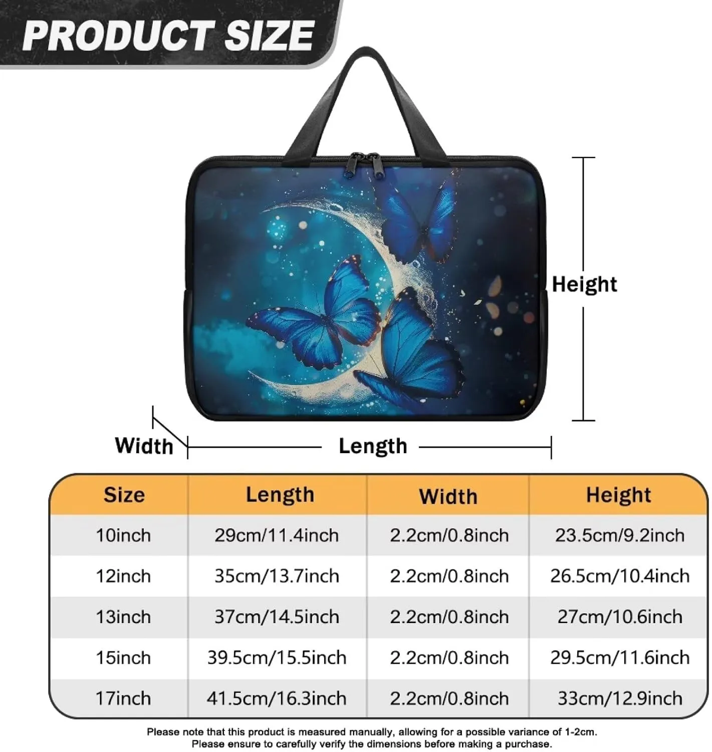Uasibuni Fashion Laptop Tote Bag with Handle,Travel Laptop Bag 15.6Inch,Laptop Cover Bag 17In