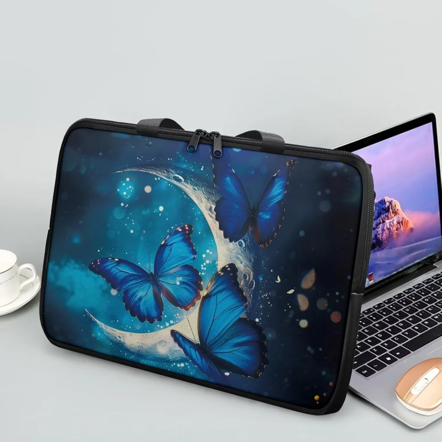 Uasibuni Fashion Laptop Tote Bag with Handle,Travel Laptop Bag 15.6Inch,Laptop Cover Bag 17In
