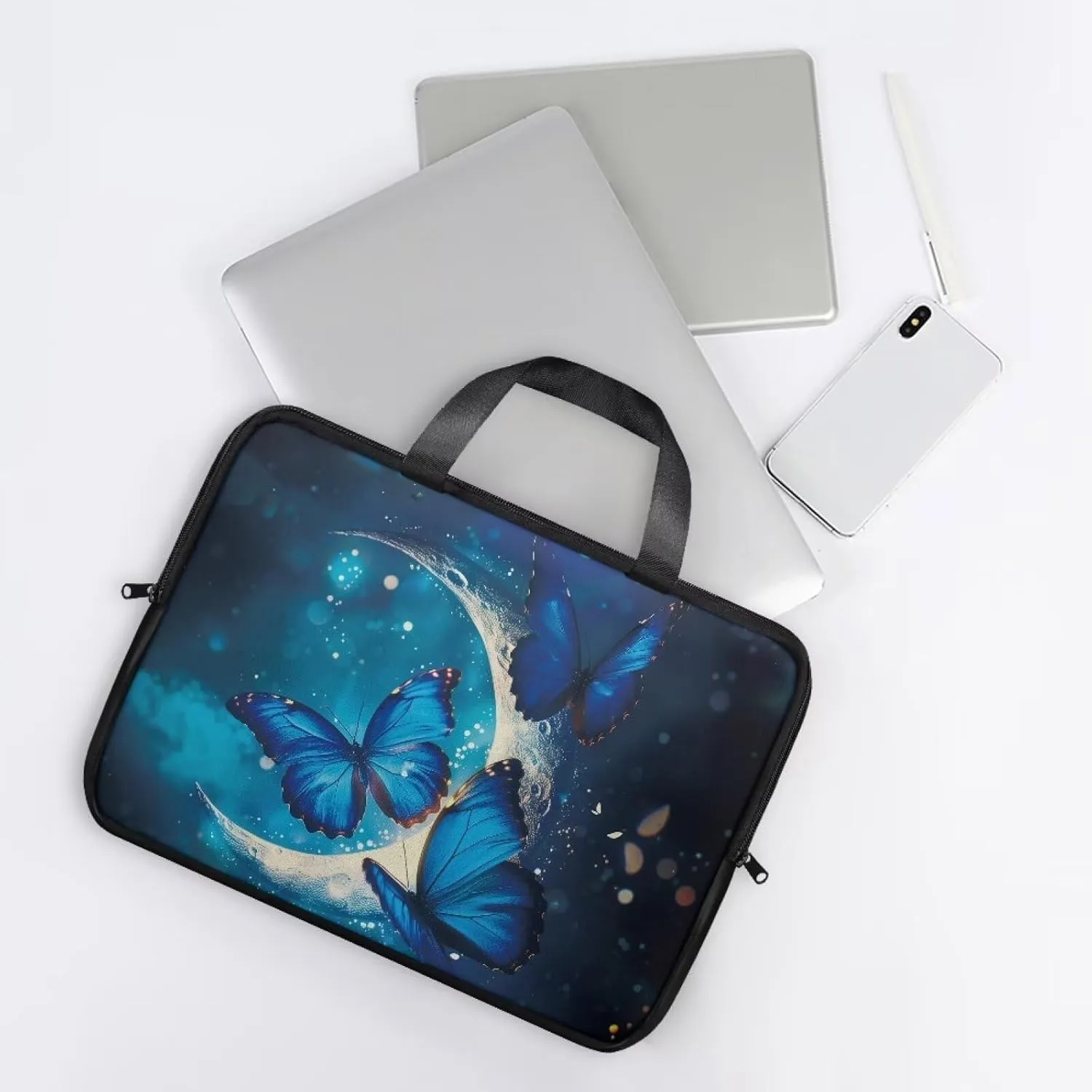 Uasibuni Fashion Laptop Tote Bag with Handle,Travel Laptop Bag 15.6Inch,Laptop Cover Bag 17In
