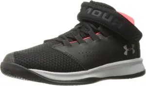 Under Armour Boys' Pre School Get B Zee Basketball Shoe, Black (001)/Marathon Red, 13K