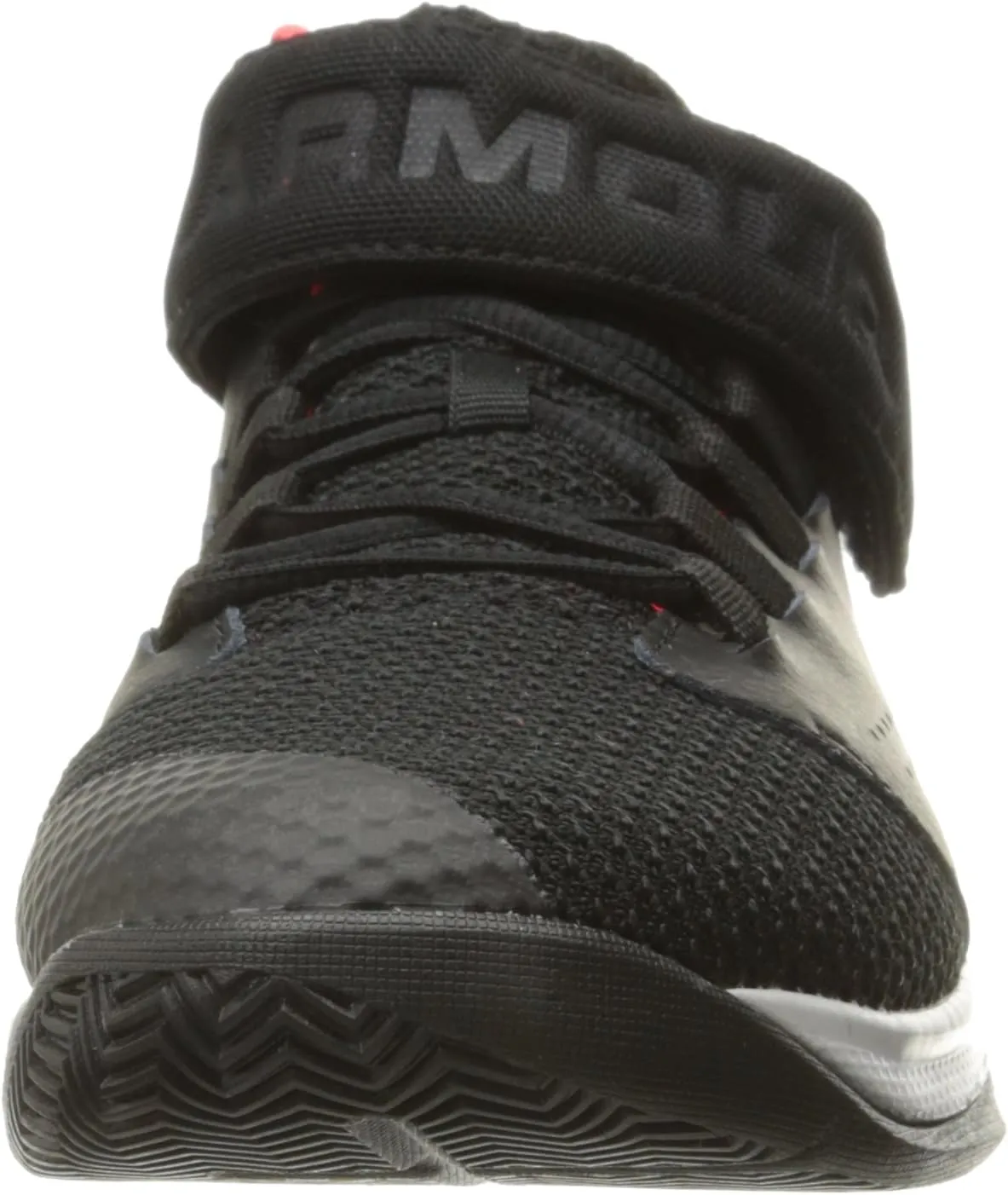 Under Armour Boys' Pre School Get B Zee Basketball Shoe, Black (001)/Marathon Red, 13K
