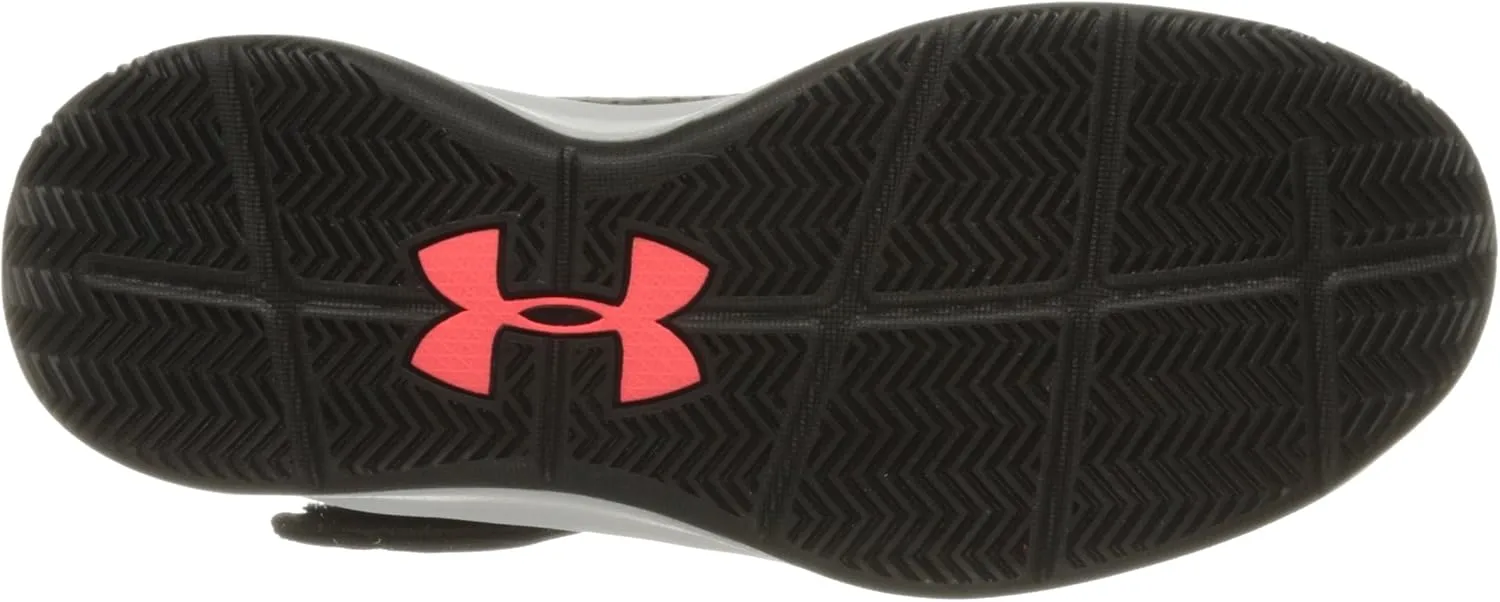 Under Armour Boys' Pre School Get B Zee Basketball Shoe, Black (001)/Marathon Red, 13K