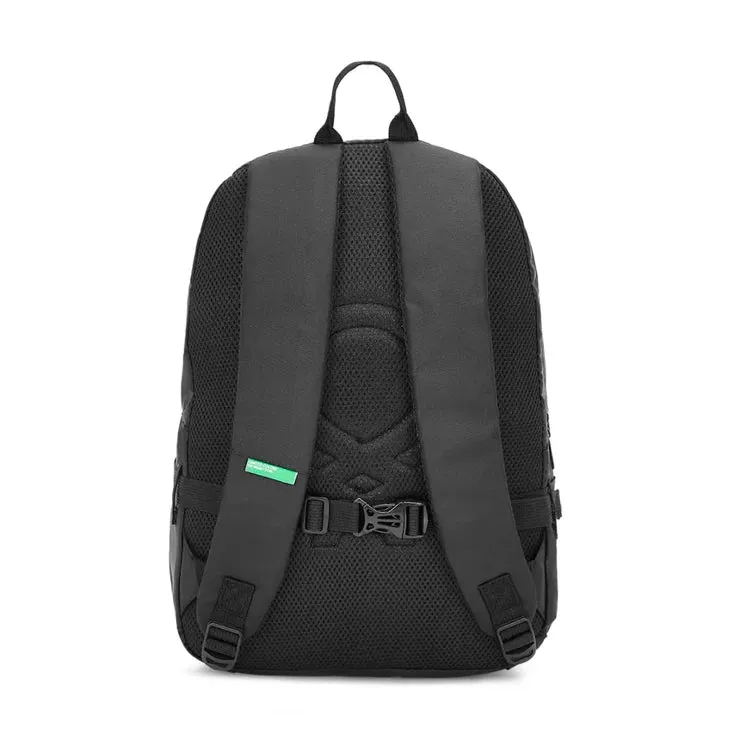 United Colors of Benetton Olivine Laptop Backpack Black  Red