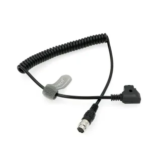 Uonecn for Anton Bauer D-Tap to Hirose 12 Pin Female Power Cable for 1/3" 1/2" 2/3" for Fujinon for Nikon for Canon Angenieux Lens