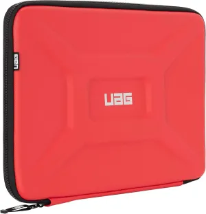 URBAN ARMOR GEAR UAG Large Sleeve for 15-16" laptops [Magma] Rugged Tactile Grip Weatherproof Protective Slim Secure Laptop/Tablet Sleeve, Compatible with MacBook Pro 16" A2485