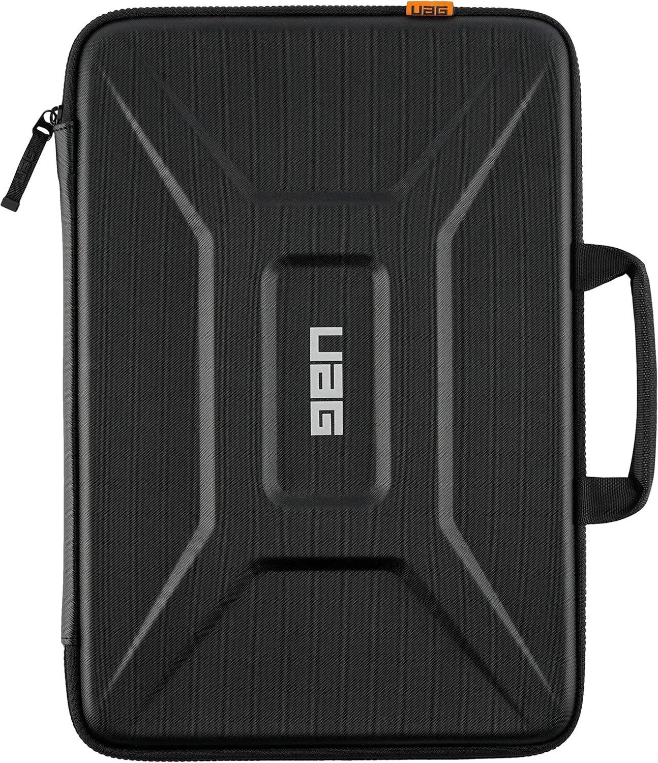 URBAN ARMOR GEAR UAG Large Sleeve With Carrying Handle for 15-16" Laptops [Black] Rugged Tactile Grip Weatherproof Protective Slim Secure Laptop/Tablet Sleeve, Compatible with MacBook Pro 16" A2485