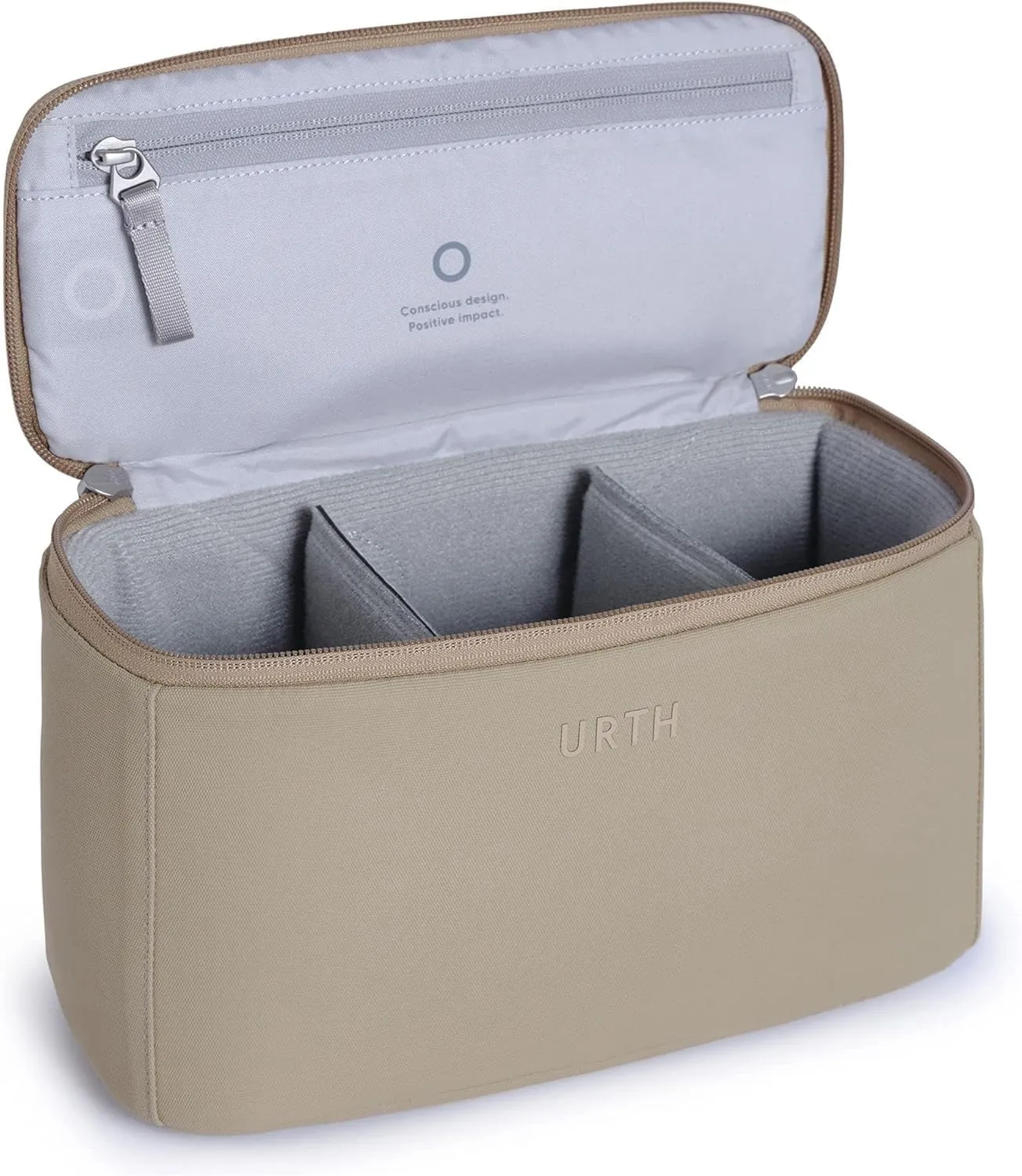 Urth Arkose Camera Insert Bag – for DSLR Camera and Lens, Weatherproof   Recycled