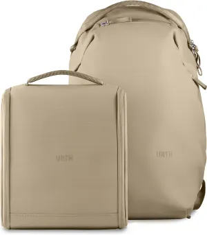 Urth Norite 24L Modular Camera Backpack – for DSLR, Lens, 15/16” Laptop, Weatherproof   Recycled (Beige)
