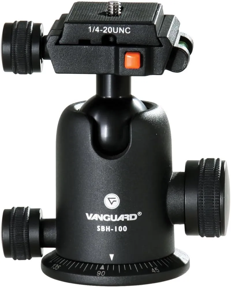 Vanguard Alta Pro 263AB 100 Aluminum Tripod with SBH-100 Ball Head for Sony, Nikon, Canon DSLR Cameras, Black