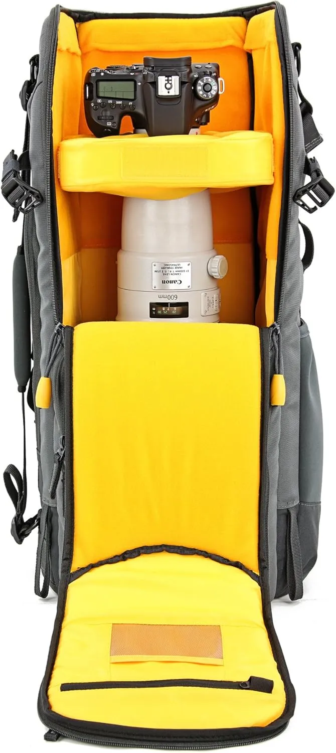 VANGUARD Alta Sky 66 Camera Backpack for Sony, Nikon, Canon DSLR with up to 600 mm f/4 Lens