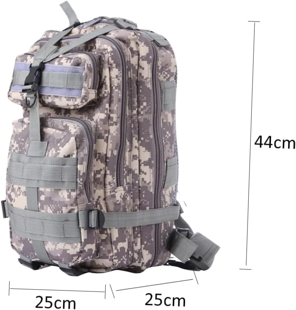 VANZACK Camouflage Back Back Camo Back for Men Small Back Army Back for Men Bag Back Mens Back Gym Bag Men
