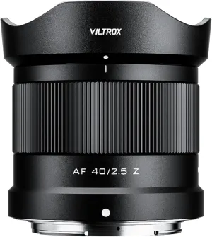 VILTROX 40mm F2.5 Z Mount Lens, AF 40mm f/2.5 Z Full Frame Lens for Nikon Z Mount Zf Z7II Z6II Z8 Z9 Z5 Z30 Z50