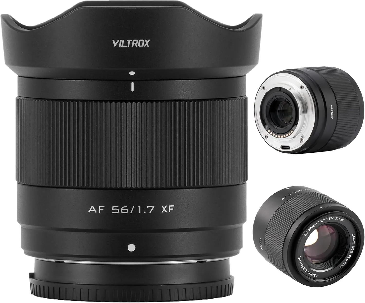 VILTROX 56mm f/1.7 Fuji X Mount Lens, 56mm f/1.7 APS-C Auto Focus Prime Lens for Fujifilm X Mount Mirrorless Cameras X-T5, X-T4, X-T30 II, X-S10, X-T200, X-T30, X-H1, X-H2, X-T3, X-T100
