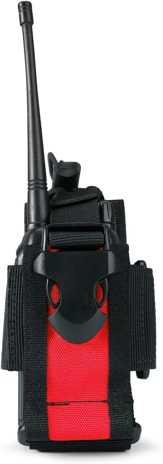 VIPERADE Radio Holster, MOLLE Radio Pouch for Vest, Universal Walkie Talkie Holster Radio Holder for Duty Belt, Police Radio Holder Tactical Radio Pouch for Baofeng, Motorola
