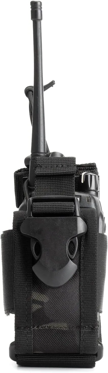 VIPERADE Radio Holster, MOLLE Radio Pouch for Vest, Universal Walkie Talkie Holster Radio Holder for Duty Belt, Police Radio Holder Tactical Radio Pouch for Baofeng, Motorola